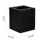 Alpine Industries Black Acrylic Tissue Box Containers for Home or Business, PK3 ALP407-BLK-3pk - alternate 3